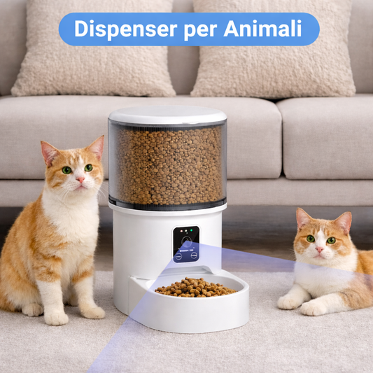 PawDispenser™ — Lui mangia. Tu lavori. Tutti felici.